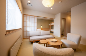 Tanuki Lodge Superior Quad Room