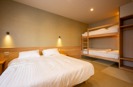 Tanuki Lodge Superior Quad Room